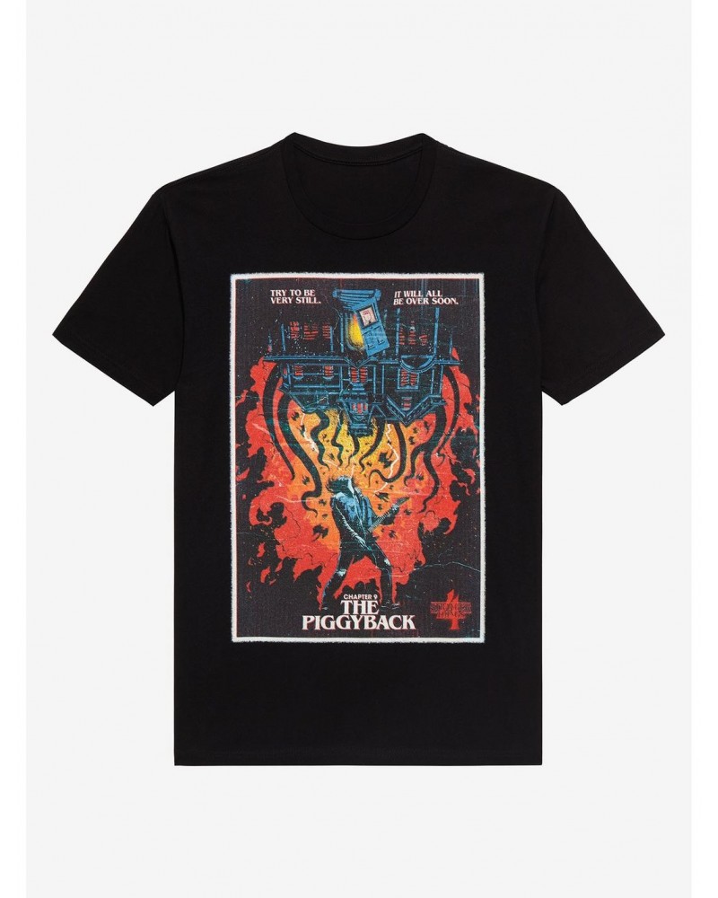 Stranger Things Season 4 The Piggyback Episode T-Shirt $9.56 T-Shirts