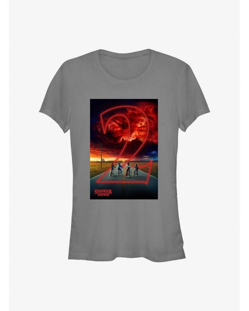 Stranger Things Season 2 Poster Girl's T-Shirt $10.46 T-Shirts