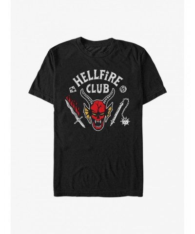 Stranger Things Hellfire Club T-Shirt $13.16 T-Shirts