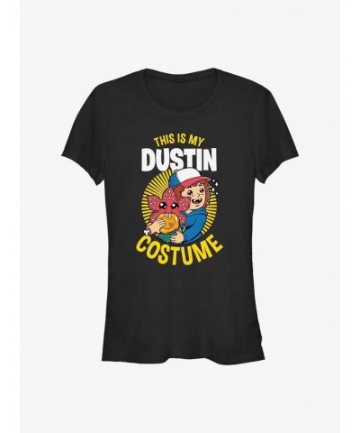 Stranger Things This Is My Dustin Costume Girls T-Shirt $12.20 T-Shirts