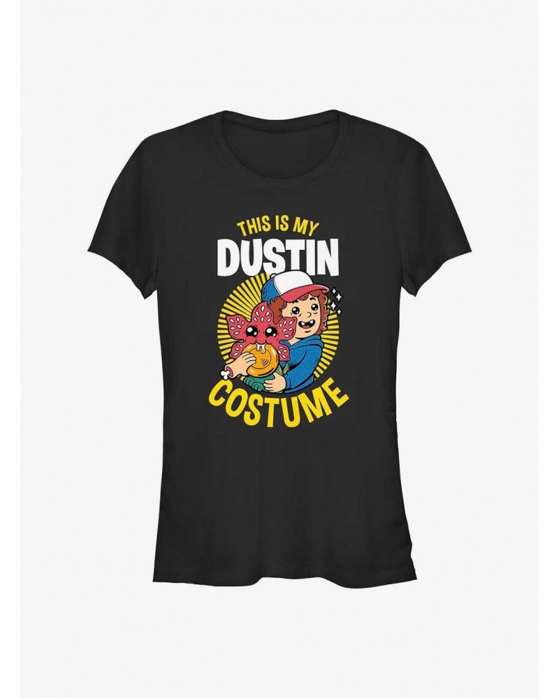 Stranger Things This Is My Dustin Costume Girls T-Shirt $12.20 T-Shirts