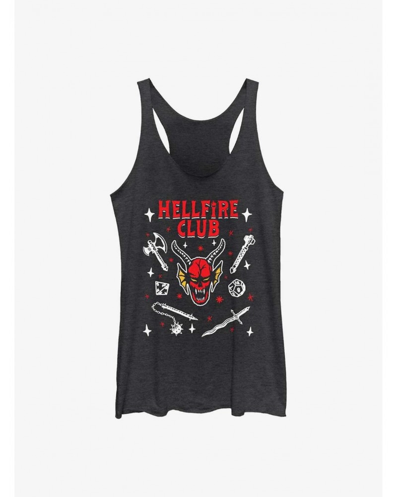 Stranger Things Hellfire Club Girls Tank Top $9.07 Tops