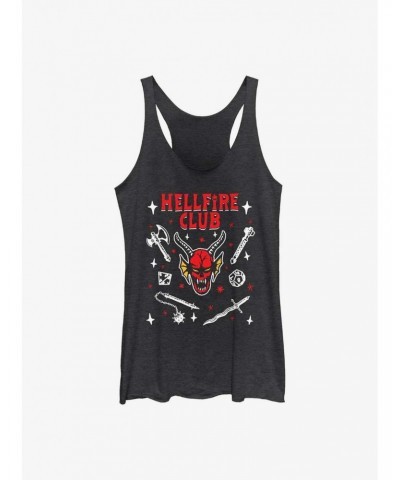 Stranger Things Hellfire Club Girls Tank Top $9.07 Tops