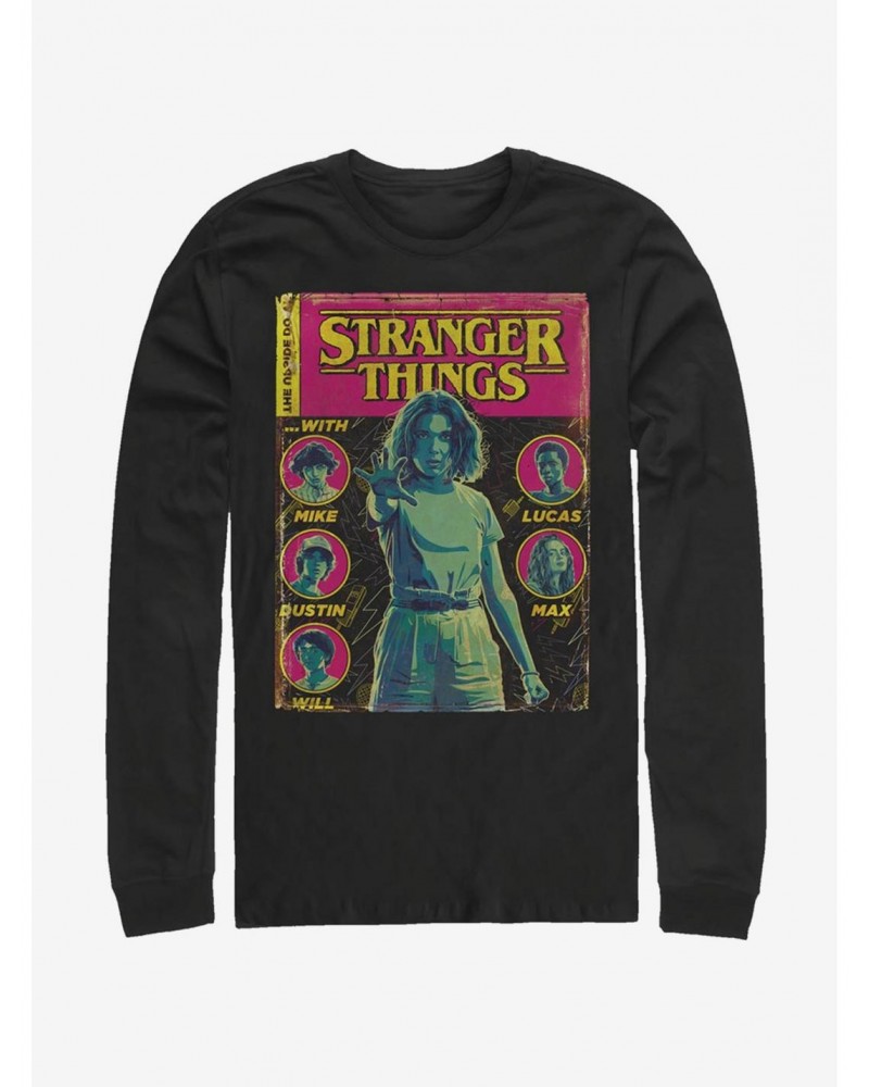 Stranger Things Comic Cover Long-Sleeve T-Shirt $12.17 T-Shirts