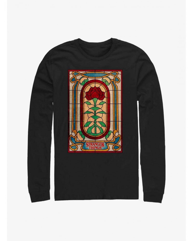 Stranger Things Stained Glass Long-Sleeve T-Shirt $15.13 T-Shirts