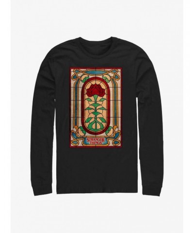 Stranger Things Stained Glass Long-Sleeve T-Shirt $15.13 T-Shirts