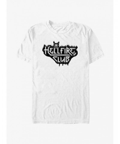 Stranger Things Hellfire Club Demon Logo T-Shirt $10.52 T-Shirts