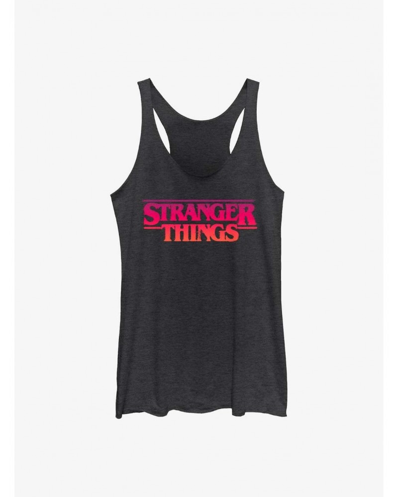 Stranger Things Logo Girls Tank $9.32 Tanks