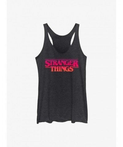 Stranger Things Logo Girls Tank $9.32 Tanks