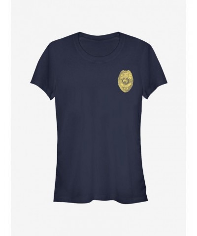 Stranger Things Hawkins Police Badge Girls T-Shirt $7.47 T-Shirts