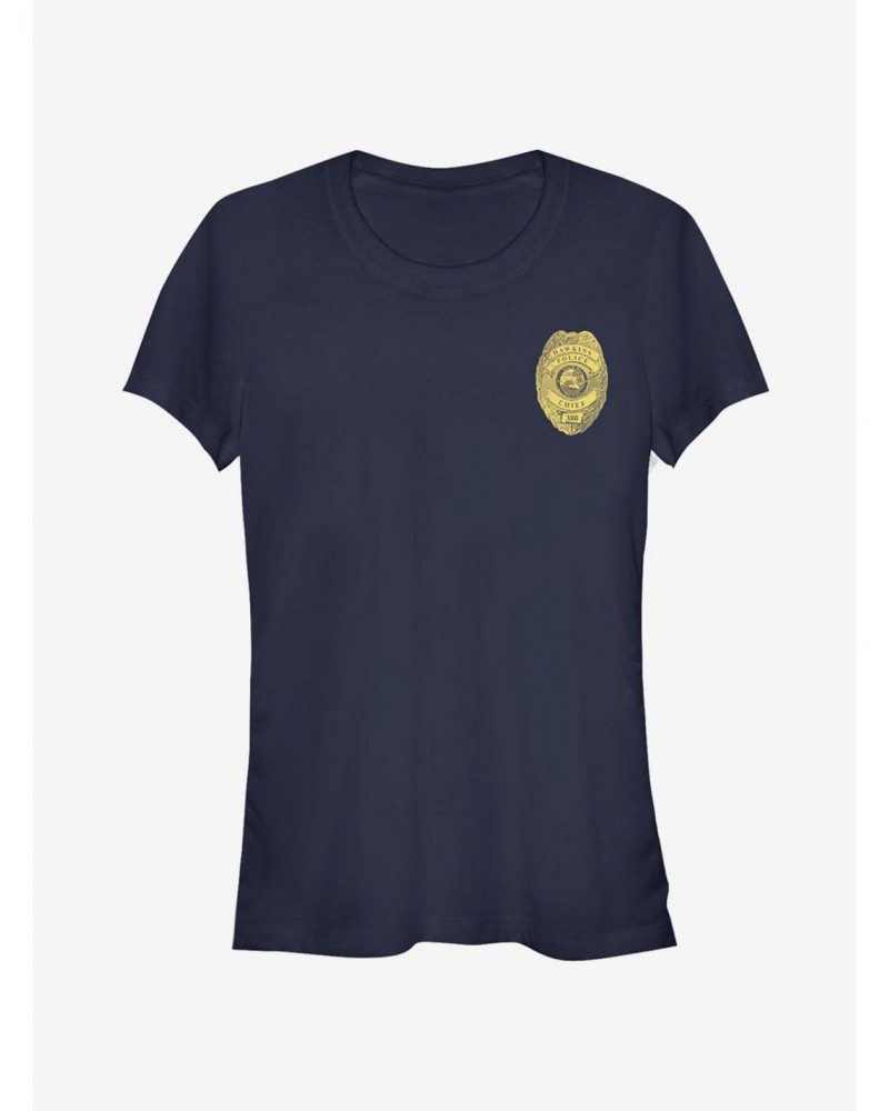 Stranger Things Hawkins Police Badge Girls T-Shirt $7.47 T-Shirts