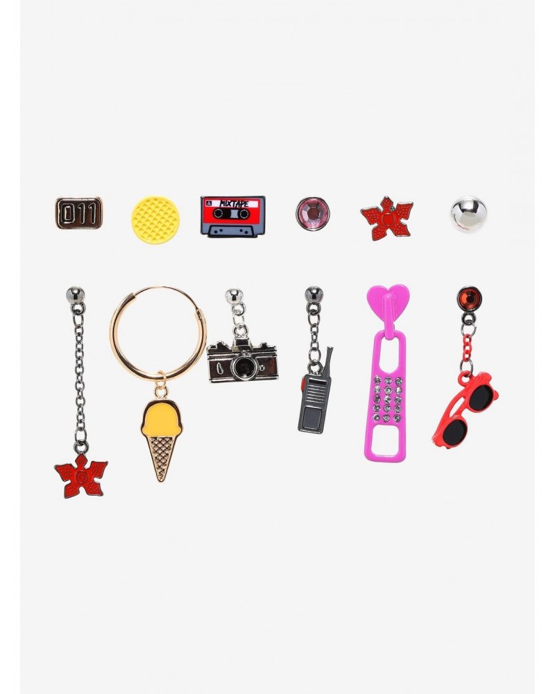 Stranger Things Icons Mismatch Earring Set $7.63 Earring Set