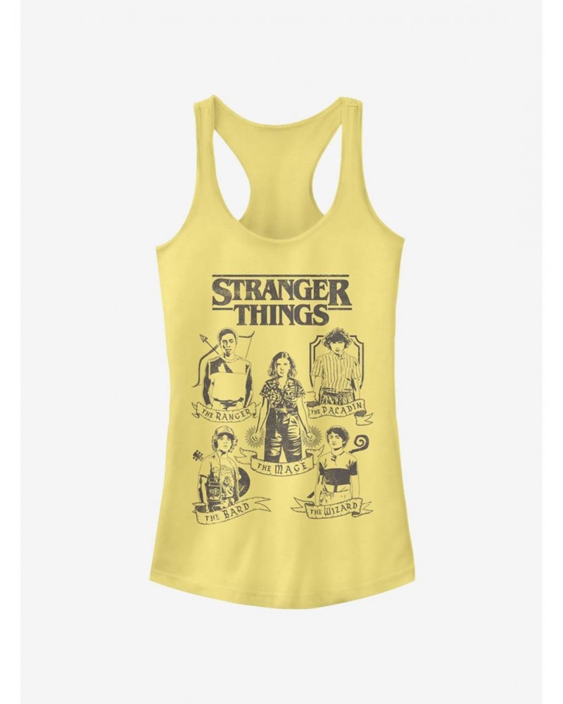 Stranger Things Dungeons and Dragons Classes Girls Tank Top $8.72 Tops