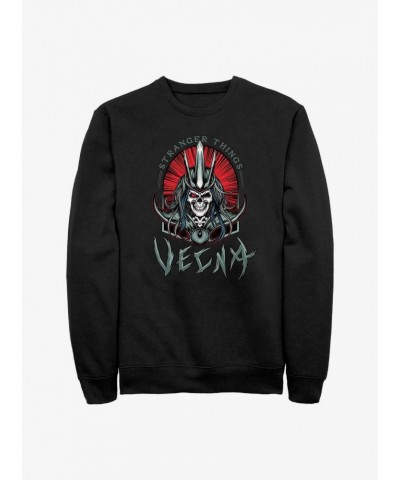 Stranger Things Vecna Tombstone Badge Sweatshirt $11.44 Sweatshirts