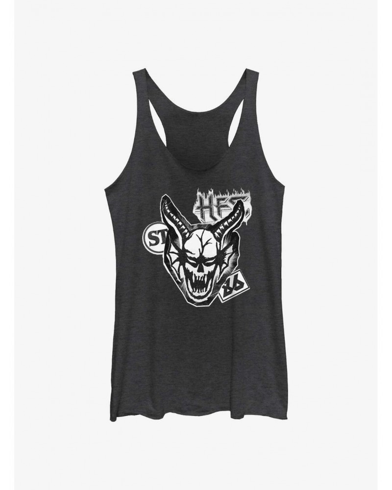 Stranger Things Cutout Hellfire Demon Girls Tank $12.95 Tanks