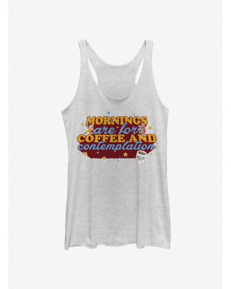 Stranger Things Coffee Contemplations Girls Tank Top $11.14 Tops