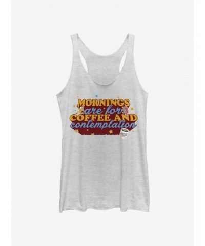 Stranger Things Coffee Contemplations Girls Tank Top $11.14 Tops