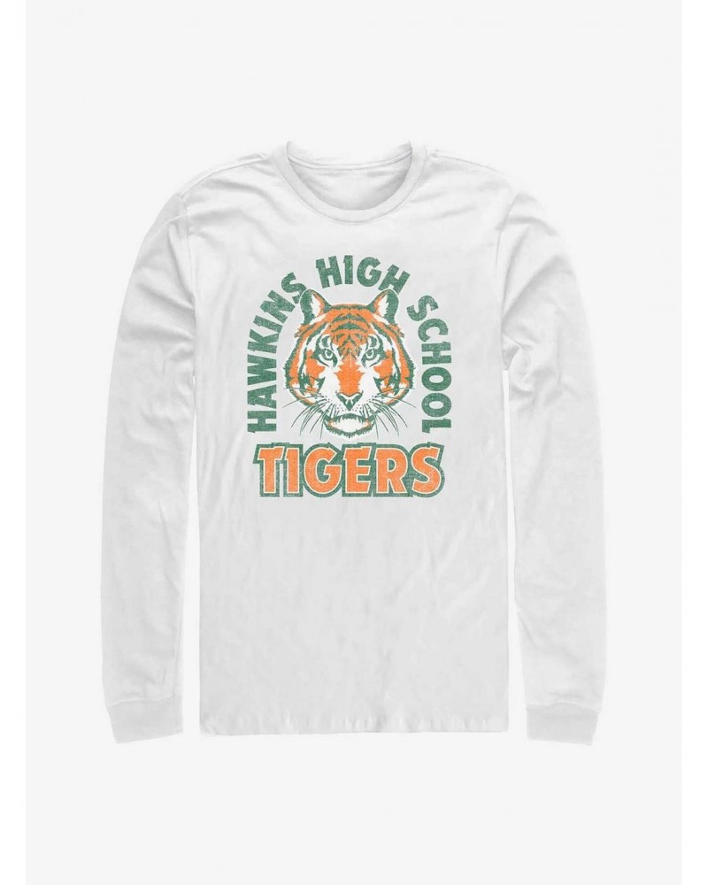 Stranger Things Hawkins Tigers Long-Sleeve T-Shirt $14.48 T-Shirts