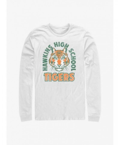 Stranger Things Hawkins Tigers Long-Sleeve T-Shirt $14.48 T-Shirts