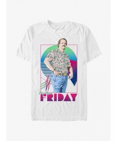 Stranger Things Hopper Hey There Friday T-Shirt $7.17 T-Shirts