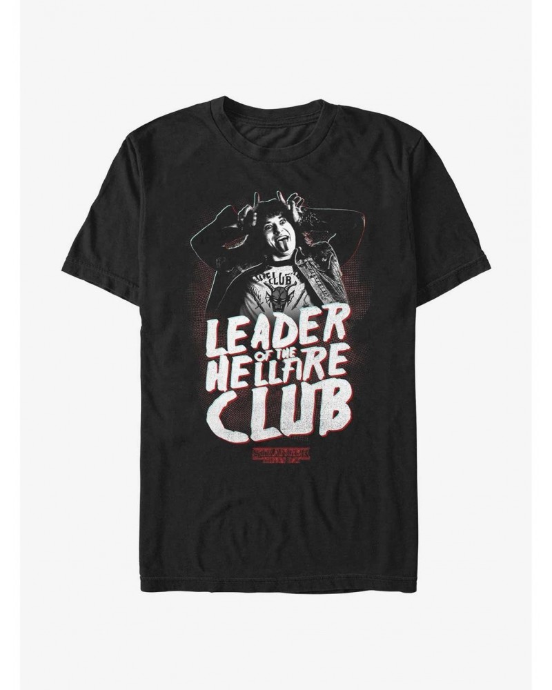 Stranger Things Day Eddie Munson Leader of Hellfire Club T-Shirt $9.56 T-Shirts