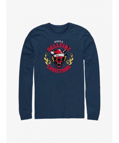 Stranger Things Have A Hellfire Christmas Long-Sleeve T-Shirt $14.48 T-Shirts