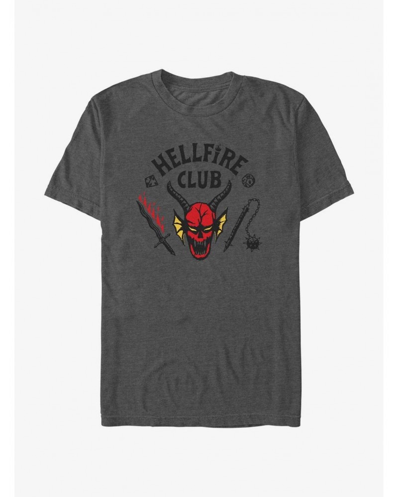 Stranger Things Hellfire Club Logo T-Shirt $9.80 T-Shirts