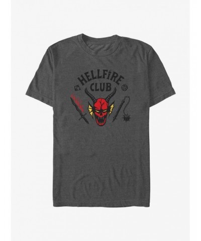 Stranger Things Hellfire Club Logo T-Shirt $9.80 T-Shirts