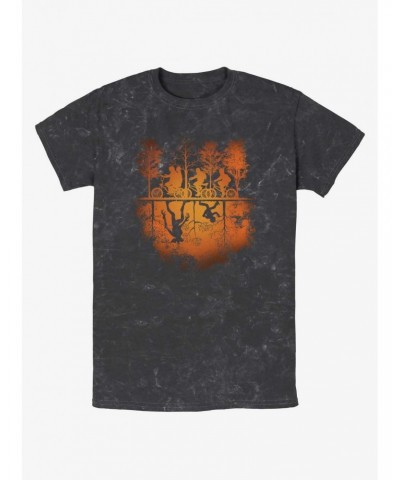 Stranger Things Upside Down Mineral Wash T-Shirt $12.95 T-Shirts