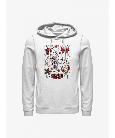 Stranger Things Hellfire Doodles Hoodie $21.10 Hoodies