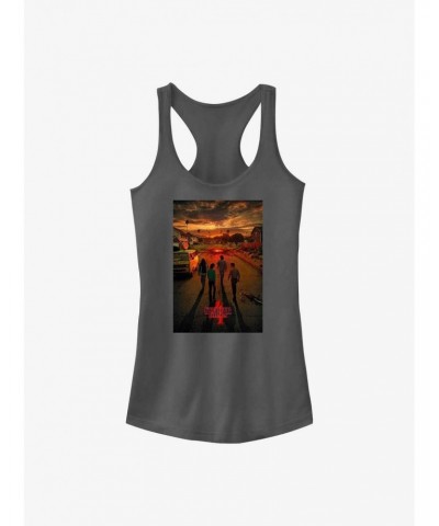 Stranger Things California Poster Girls Tank Top $8.88 Tops