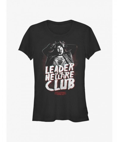 Stranger Things Day Eddie Munson Leader of Hellfire Club Girls T-Shirt $7.97 T-Shirts