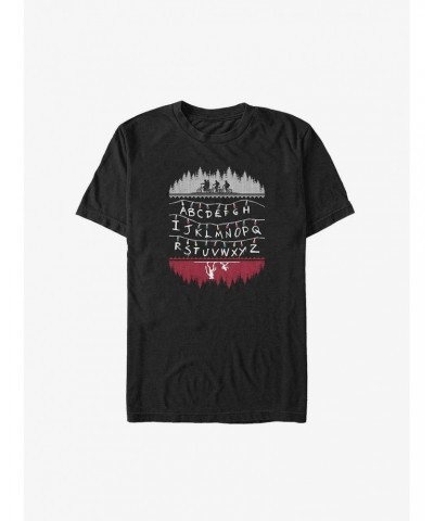 Stranger Things Alphabet Lights Big & Tall T-Shirt $11.36 T-Shirts