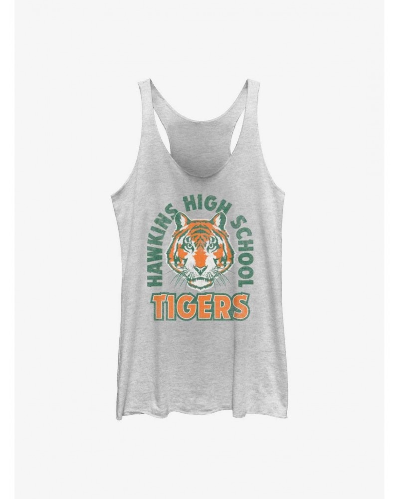 Stranger Things Hawkins High School Tigers Arch Girls Tank $10.36 Tanks