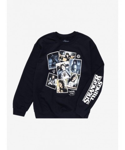 Stranger Things Eddie Collage Sweatshirt $6.70 Sweatshirts