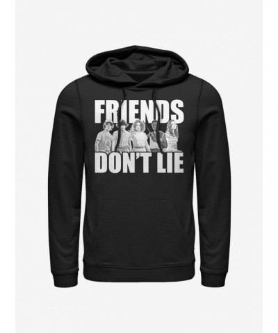 Stranger Things Cast Friends Don't Lie Hoodie $22.45 Hoodies