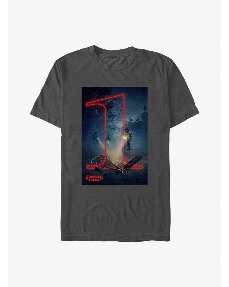 Stranger Things Season 1 Poster T-Shirt $10.99 T-Shirts