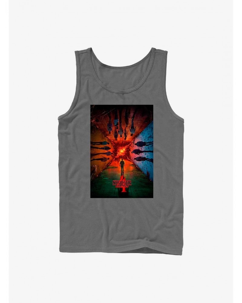 Stranger Things Season 4 Main Poster Tank Top $12.45 Tops