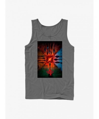 Stranger Things Season 4 Main Poster Tank Top $12.45 Tops