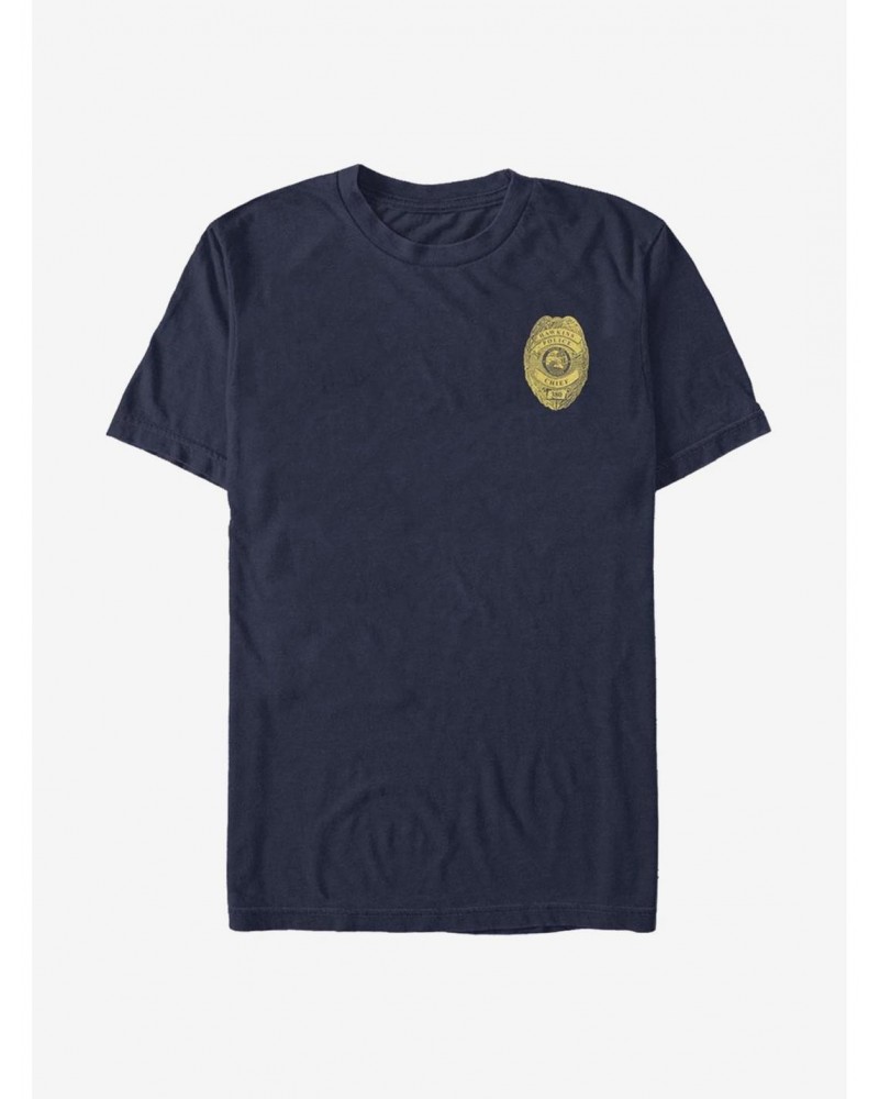 Extra Soft Stranger Things Hawkins Police Badge T-Shirt $13.58 T-Shirts