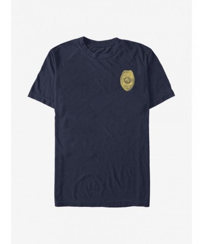 Extra Soft Stranger Things Hawkins Police Badge T-Shirt $13.58 T-Shirts