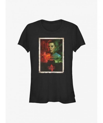 Stranger Things Eleven Poster Girls T-Shirt $12.45 T-Shirts