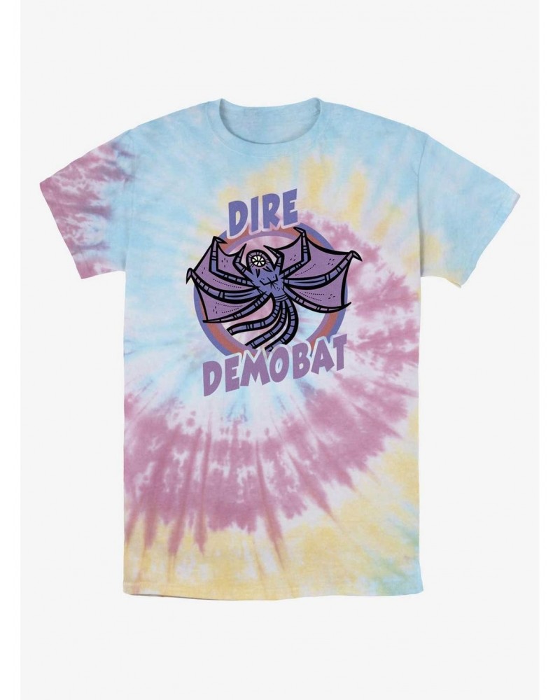 Stranger Things Dire Demobat Tie-Dye T-Shirt $9.07 T-Shirts