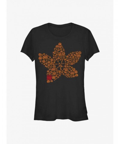 Stranger Things Run Demogorgon Spooky Fill Girls T-Shirt $10.46 T-Shirts