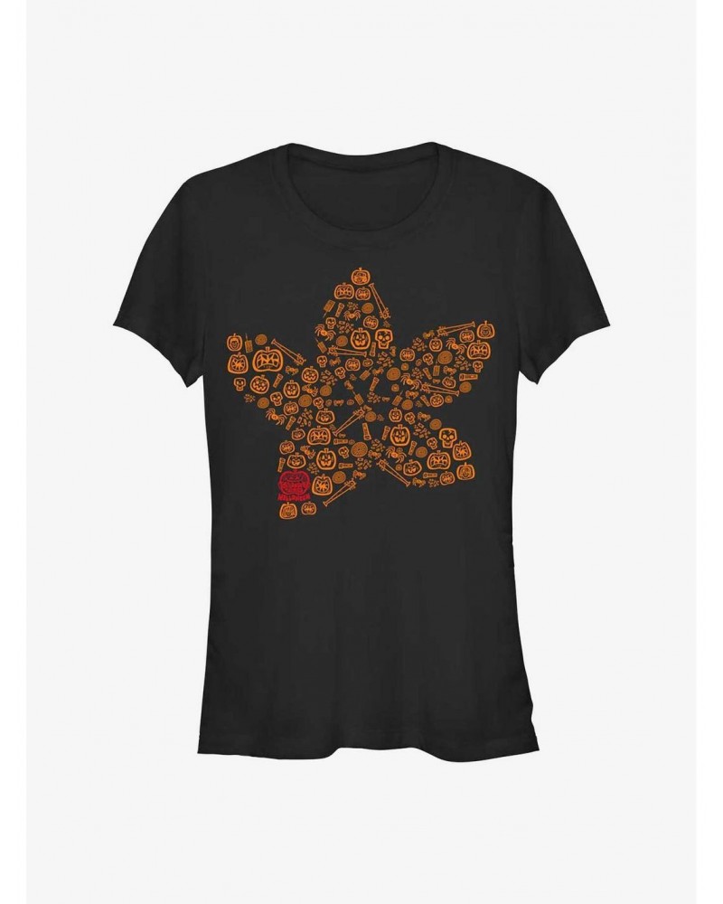 Stranger Things Run Demogorgon Spooky Fill Girls T-Shirt $10.46 T-Shirts