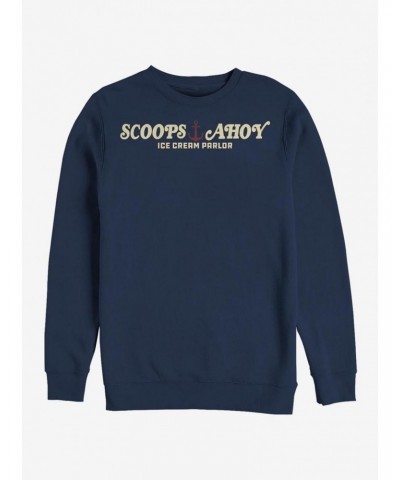 Stranger Things Scoops Ahoy Crew Sweatshirt $11.44 Sweatshirts