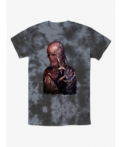 Stranger Things Vecna Portrait Mineral Wash T-Shirt $11.40 T-Shirts