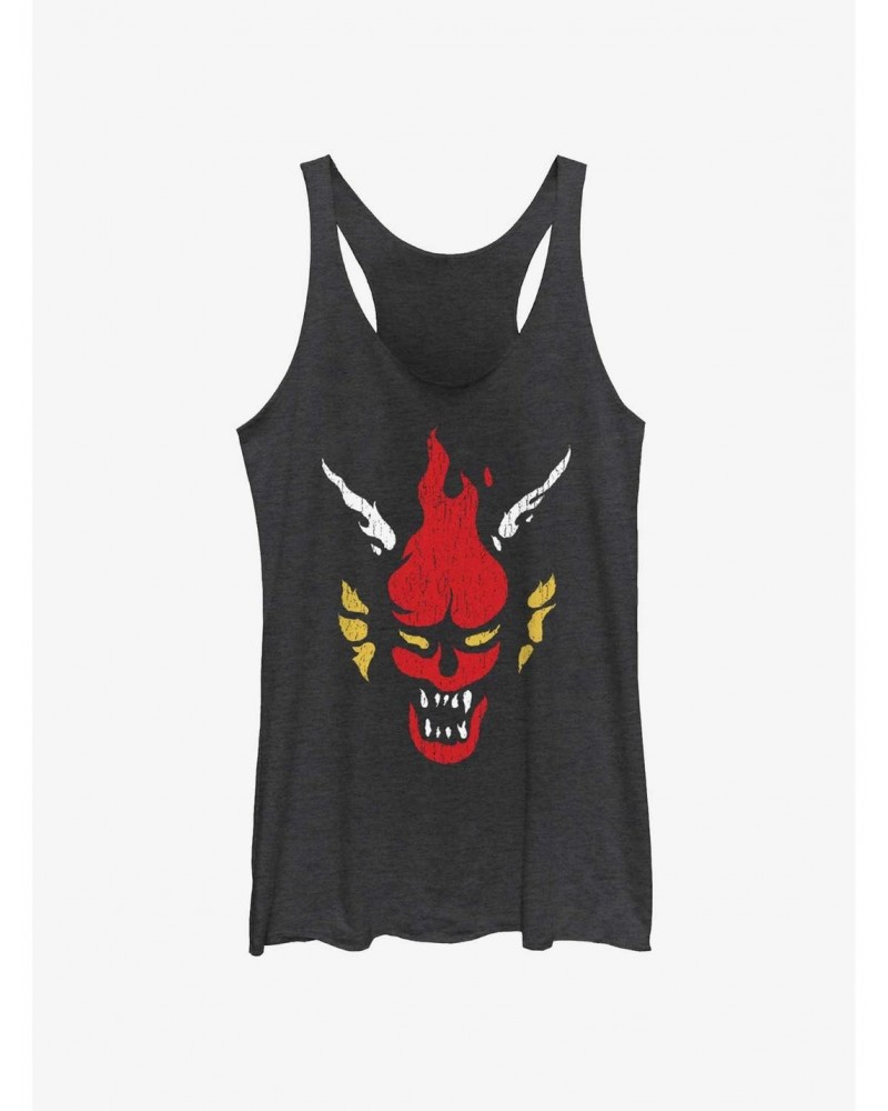 Stranger Things Demon Head Girls Tank $11.40 Tanks