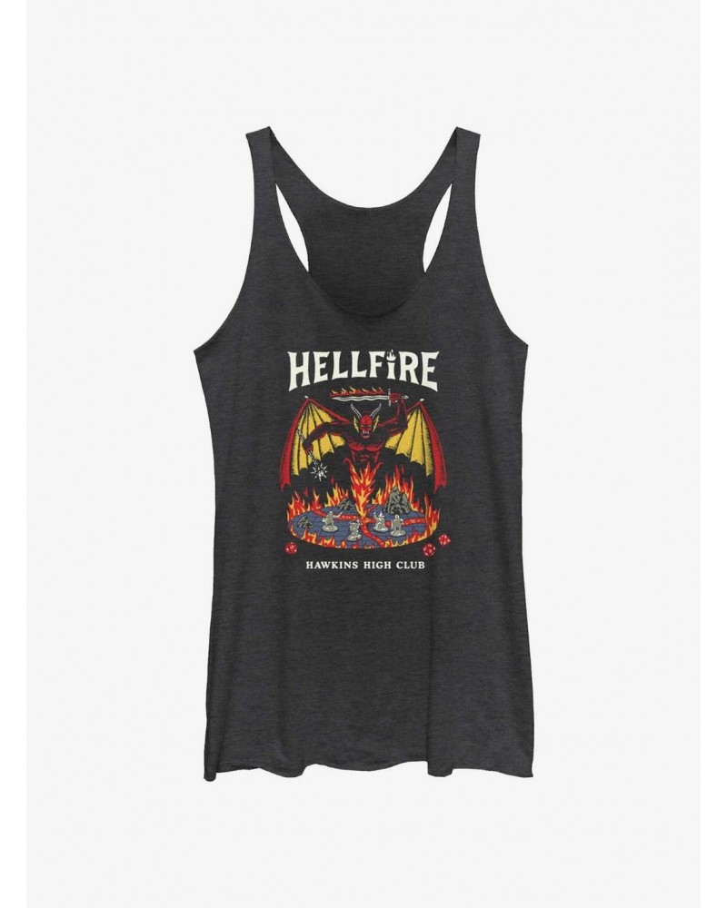 Stranger Things Hellfire Hawkins High Club Girls Tank $8.03 Tanks