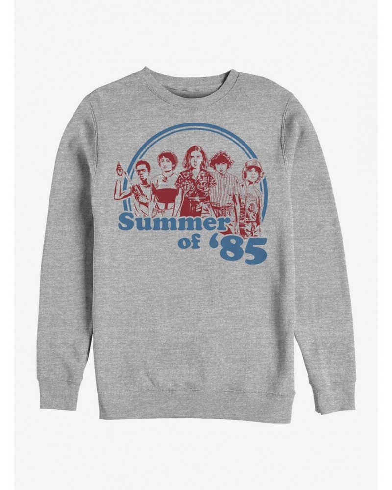 Stranger Things Group Summer of 85 Crew Sweatshirt $12.55 Sweatshirts